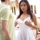 Maya Bijou in 'Backyard Rub Down'